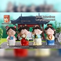 Set of four Tang Dynasty style lady figurines in red, yellow, and blue colors - Large Lady Combo (D1213-6)