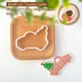 Car-shaped Christmas cookie cutter mold with 9.5x7.3cm dimensions for DIY baking - Car Cutter