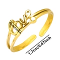 Detaillierte Größenangaben für goldenen LOVE-Ring mit 0.6cm Höhe und 1.7cm Innendurchmesser - Gold