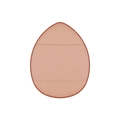 Mini druppelvormige vingerpoederdons in huidskleur voor concealer en make-up aanbrengen - 1 Stuk/Los / Bruin