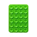 Green silicone suction cup phone mount with 24 cups for non-slip grip attachment - Double-Sided Style (48-Suction Cup) / Green