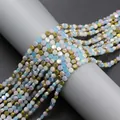 Perle in vetro di cristallo sfaccettato 4mm sfumato per creazione gioielli e collane - 4mm (Circa 100 Pezzi) / Colore Misto 2