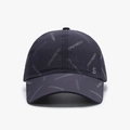 Dark blue quick-dry mesh baseball cap with laser-cut breathability and DISANGSA print - Adjustable / Navy Blue