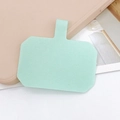 Inserto verde menta per custodia cellulare con trama in tessuto per cordini universali - Verde