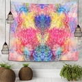 Böhmischer Mandala-Wandteppich mit bunten geometrischen Blumenmustern für die Deko - 150x130cm / Bunter Mandala