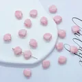 Pink shell shaped ceramic beads for DIY jewelry making and handmade accessories - 12mm / Pink