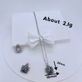 Fashionable copper beetle pendant set with colorful zircon inlay on a white display stand - Beetle Style Silver With Multi-color Stones (#3)