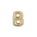 Retro luxury gold letter B charm for DIY bracelet and fashion watch band accessory - Letter B / Gold
