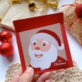 Single Santa Card+Envelope+Sticker