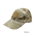 Tactical desert camo baseball cap with front velcro patch and ripstop mesh design - One Size / A-TACS AU