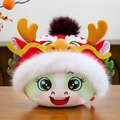 Schattige pluchen paardenmascotte voor speciale geschenken voor Chinees Nieuwjaar - 30cm / Handwarmer / Groen