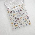 Japanese style magical themed nail stickers with bunny and star patterns, model MN-283F - 3D Relief Magic Theme (MN-283F)