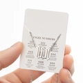 Silver stainless steel angel number 111 necklace featuring intuition meaning charm - Cutout 111 / Steel