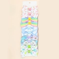 10-piece girls hair bows set with flamingos and rainbow patterns in various colors - Style 18
