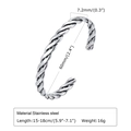 Slim Twisted Open Style (B-511)
