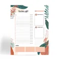 Minimalist plant style daily to-do list planner with task priorities and notes section - Botanical Illustration To Do List Style (CP10)