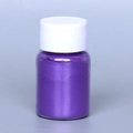 Metallic pearl purple mica powder in transparent bottle for DIY resin and slime - Pearl Powder #34 Deep Purple