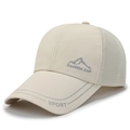 Beige atmungsaktive Mesh-Baseballkappe mit PAHUDA CAP-Stickerei und Sport-Sonnenschutz - Khaki