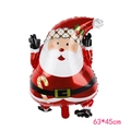 Inflatable Santa Claus foil balloon for Christmas party decoration measuring 63x45cm - Santa with Belt