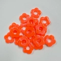 DIY 19mm orange gradient acrylic five-petal flower beads for handmade jewelry making - Orange Marbled