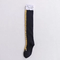 Funny black over-the-knee socks with yellow chicken feet pattern for creative costume wear - Black Yellow Claw Long (Individual Packaging)