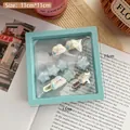 Süßes Haarspangen-Set mit blauen Sternen und Wolken in 11cm Aufbewahrungsbox - Blaue Wolke Stern 5-teiliges Clip-Set (Folienbox)