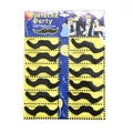 Self-adhesive black mustache set with 12 pieces in 6 assorted styles for Halloween party - W-Style Black Self-Adhesive Mustache Set