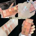 Palette di ombretti Sweet Mint 10 colori 01 Starlight Coral con finiture opache e glitter - #01 Corallo Stellato