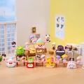 Cute glowing fox blind box toy featuring game character figures on a pink seesaw base - C083 Star Hunter Seesaw Set 6 / Full Box Set