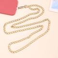 110cm gold metal crossbody chain for phone cases with lobster clasps and connector - 8mm NK Iron Chain Gold / 90g