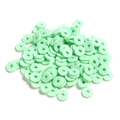 Bulk 6mm mint green polymer clay spacer beads for DIY jewelry and bracelet making - 40g/Approx 1000pcs / Color 4 (Mint Green)