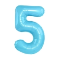 Número 5 Azul Caramelo