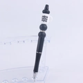 Dettaglio penna fai-da-te con perla in silicone a tazza di caffè e testo Coffee - 2#Caffè Insegnare Ripetere