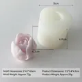 Tulip flower silicone mold with 5x4.8cm size specifications for DIY handmade soap making - Tulip H-0691