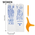 Detailed view of women's acupoint socks with massage tools and size markings - Women's Socks (With Stick and Massager)