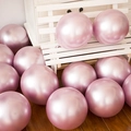 Metallic lavender latex balloon with high-gloss finish for birthday party decoration - 12 Inch 2.8g Metallic Pink 50Pcs