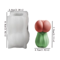 Tulip flower silicone mold for candles and resin crafts with pink floral finished example - Tulip - Large (Thick)