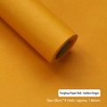 Golden Ginger waterproof floral wrapping paper roll for Christmas flower bouquets - Roll (58cm*7m) / Golden Ginger