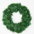 Ghirlanda natalizia artificiale da 30cm in aghi di pino verde per decorazioni per porte - Ghirlanda Verde Semplice da 30CM