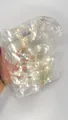 Gros plan de la guirlande LED décorative blanc chaud avec une forme de motif unique - Prise UE 220V (8 Modes) / Symbol-Blanc Chaud