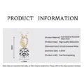 S925 sterling silver necklace with 2ct blue sapphire and teardrop pendant specs - Heart White Gold
