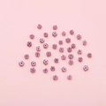 Purple flower-shaped resin beads for DIY bracelets and necklaces jewelry making - Purple