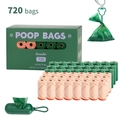 Grootverpakking van 720 lavendelgeurende hondenpoepzakjes inclusief groene dispenser - Boxed With Dispenser And Clip / Gemengde Kleuren 48 Rollen (720 Zakjes)