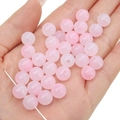 Rosa Acrylperlen im Jelly-Stil für DIY-Schmuckherstellung und Bastelzubehör - 8mm/50Stk/13g / Rosa Serie