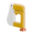 Portable toucan desk bag hook with orange star knob for students and office desks - Thinking Duck-White