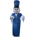 Inflatable skeleton gentleman costume with blue top hat for Halloween party dress up - Halloween Ghost / One Size