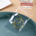 Set of 10 large clear EVA anti-oxidation jewelry storage bags for earrings and rings - 30Pcs PVC Jewelry Storage Bags (8*12cm)