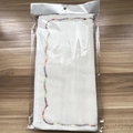 Paño de limpieza de algodón blanco multicapa con costuras de arco iris en envase claro - 2 Piezas / 25*25CM 8 Capas Poliéster-Algodón
