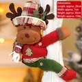 Attache rideau renne de Noël en peluche avec pull festif, décoration douce, 28x30cm - SD-CLB-001-C (Renne)