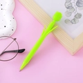 Crayon porte-mine créatif tulipe vert vif en forme de fleur pour étudiants et cadeaux - Vert